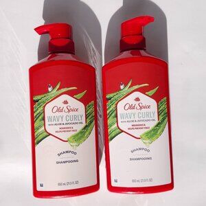 OLD SPICE Wavy Curly Shampoo x 2 LARGE SIZE
